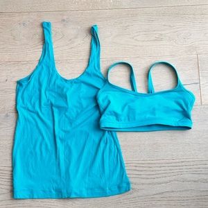 Lululemon Tank + Sports Bra Set Size 8
